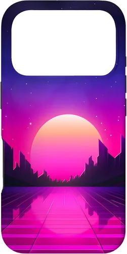 Vista 30 de Retrowave Vaporwave Synthwave 80s Style Case for iPhone 17