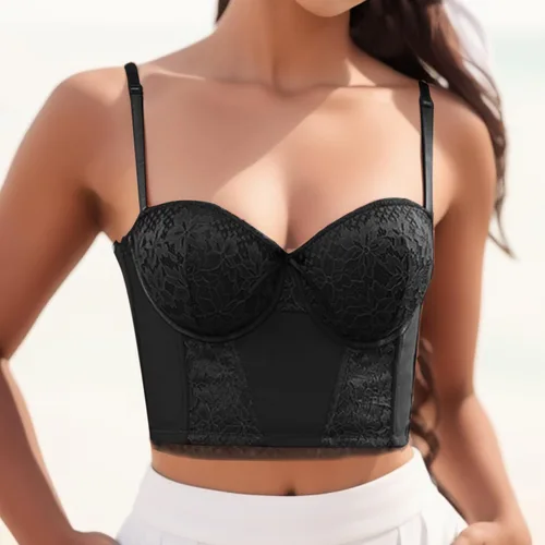 Vista 3 de Open Nipple Lingerie for Women Womens Bralette Faory Dress Bathing Suit Previous New 2023 V Cut Sports Bras for Women