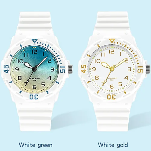 Vista 6 de findtime Relojes para mujer, estilo enfermera, reloj de pulsera 5ATM, impermeable, analógico, de cuarzo, para mujer, diseño simple, fácil de leer