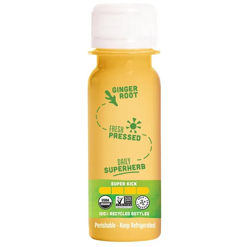 Vista 9 de Vive Organic Inmune Support Ginger Shot, raíz de jengibre prensada en frío y jugo orgánico, sin gluten, vegano, refuerzo de la inmunidad, 2 onzas