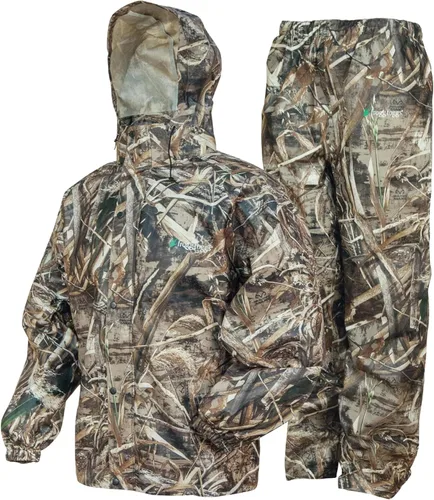 Vista 17 de FROGG TOGGS Traje de lluvia impermeable transpirable clásico de 3 capas para hombre, para todos los deportes