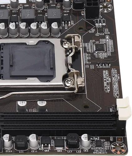 Vista 8 de Placa base compacta B75M M-ATX, soporte para Corei7, i5, i3 (LGA1155), DDR3x2, canal ALC6625.1, VGA, interfaz multimedia HD, PCI E1Xx1, pin COM x1