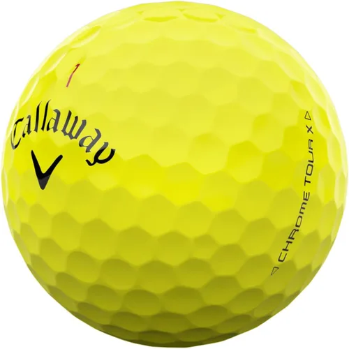 Vista 2 de Pelotas de golf Callaway Chrome Tour X Amarillo