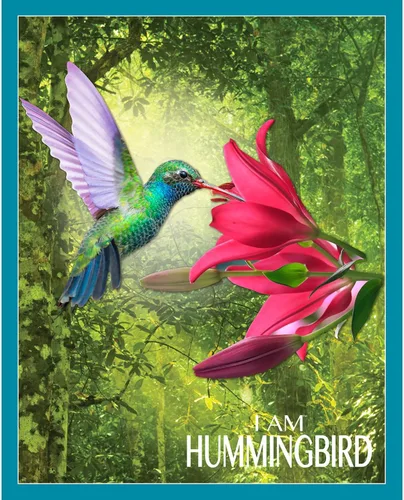 Vista 3 de Madd Capp I Am Hummingbird - Rompecabezas de 300 piezas en forma de pájaro, multicolor