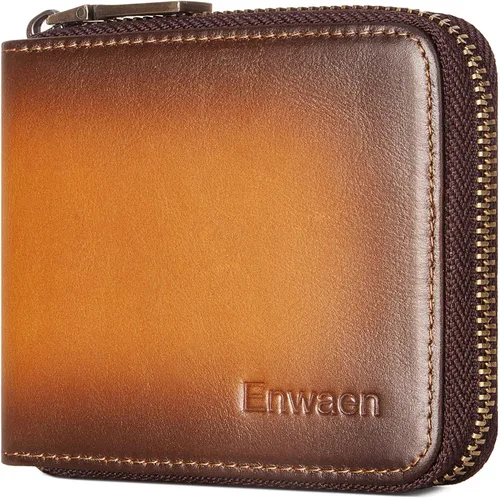 Vista 7 de Cartera para hombre E04, negro (Blackbrowb), Vintage