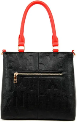 Vista 3 de Bolsos de mano para mujer, bolsos de hombro de piel sintética, bolsos de moda de gran capacidad