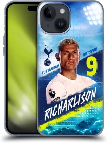 Vista 62 de Head Case Designs Officially Licensed Tottenham Hotspur F.C. Cristian Romero 2023/24 First Team Gel Case [Military Grade] Compatible with Apple
