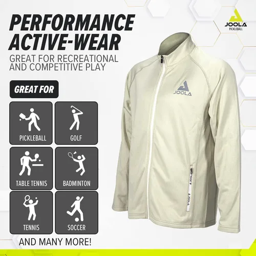 Vista 5 de JOOLA Ben Johns Victory - Chaqueta con cremallera completa para hombre