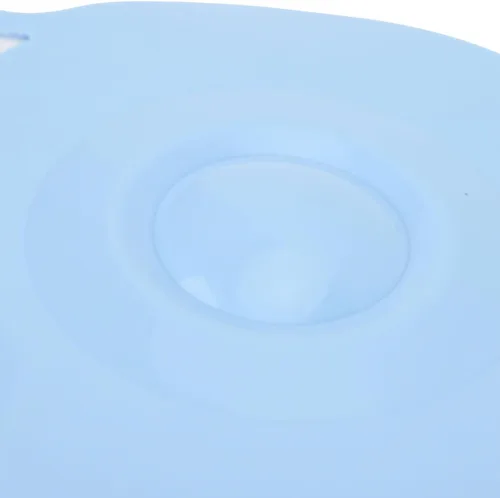 Vista 8 de Juego de tapa de silicona resistente al calor, reutilizable, cubierta de salpicaduras de microondas, tapa de succión de alimentos para cuencos, Azul