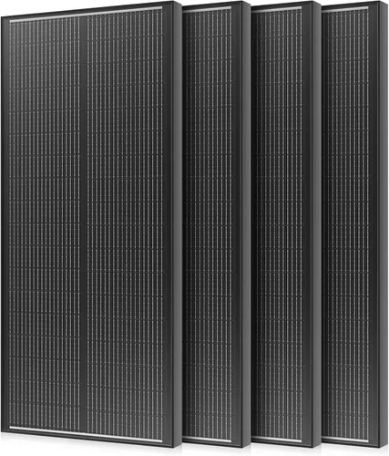 Vista 12 de Panel Solar de 18BB 100 Vatios, Panel Solar N-Type de 12V 100W, Módulos PV Monocristalinos de Alta Eficiencia del 25% para RV, Marino, Techo