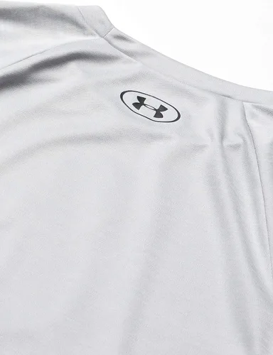Vista 2 de Under Armour - Camiseta híbrida con logotipo, para niño