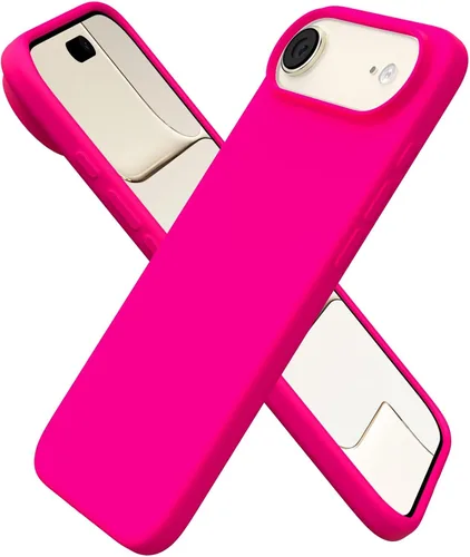 Vista 25 de ORNARTO Funda para iPhone Air de 6.5 pulgadas, silicona líquida delgada de 3 capas de goma de gel suave a prueba de golpes con forro de microfibra