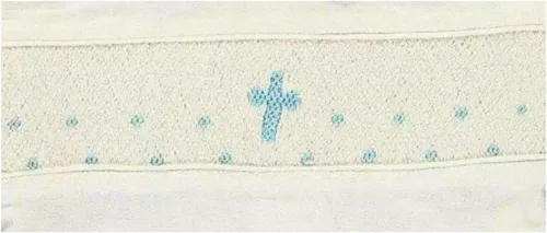 Vista 4 de Carriage Boutique Traje Bobbie cruzado fruncido a mano Trajes de bautizo para niños Trajes de bautismo para niños Diseñado en Estados Unidos