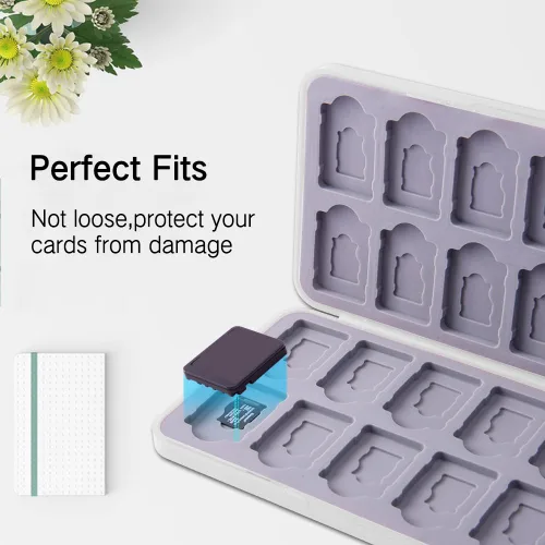 Vista 85 de PERFECTSIGHT Switch Game Case Compatible with Nintendo Switch Game Holder for Switch OLED/ Lite Game Card Case Cartridge with 24 Slots Game Card