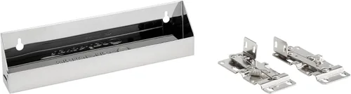 Vista 16 de Rev-A-Shelf charola de acero inoxidable de 10 pulgadas que se abre tipo bisagra