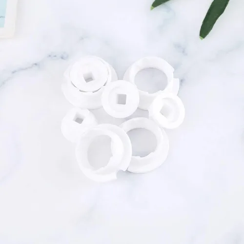 Vista 4 de iiniim 4 piezas de molinillo de café, núcleo de molienda de cerámica, accesorios de molienda de pimienta, blanco, talla única