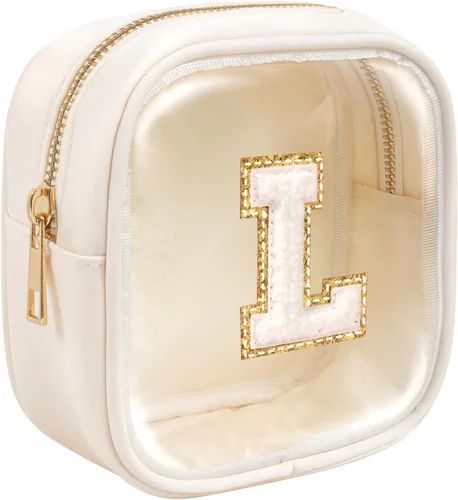 Vista 26 de KOTORA Bolsa de Maquillaje Inicial, Bolsa de Viaje de Artículos de Aseo, Bolsa de Maquillaje Transparente, Bolsas de Cosméticos Organizadoras