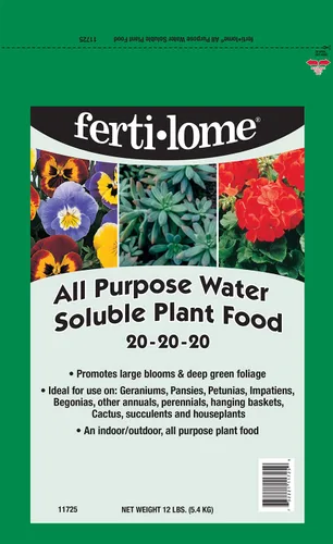 Vista 6 de Fertilome (11721) Alimento vegetal soluble en agua para todo propósito 20-20-20 (1.5 lb.) 20-20-20 equilibrado NPK soluble en agua - Acción rápida
