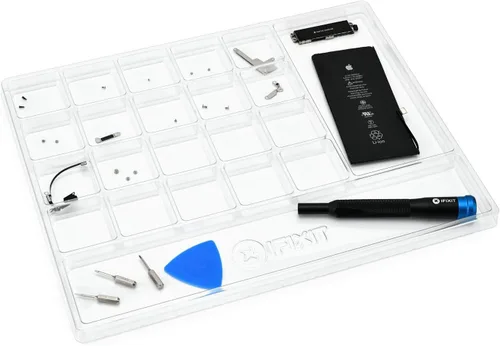 Vista 2 de iFixit Bandeja antiestática para proyectos - Organizador de piezas pequeñas y tornillos