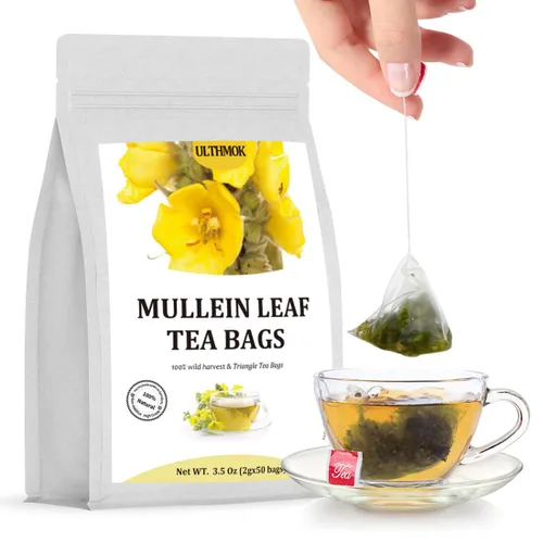 Vista 22 de Bolsas de té de raíz de bardana premium, 60 bolsas de té/6.4 onzas, té de bardana 100% natural, sin aditivos, sin cafeína.