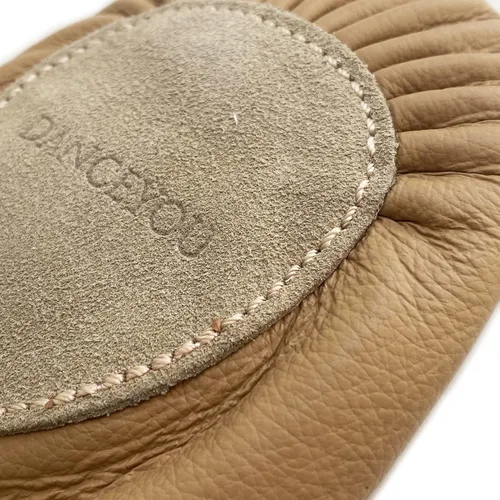 Vista 4 de DANCEYOU Pirouette Lyrical Leather Half Sole Ballet Jazz Contemporáneo Práctica Turning Dance Zapatos Niñas Mujeres Niño Hombres