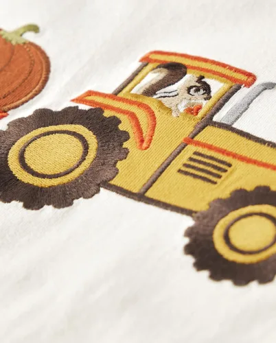 Vista 2 de Gymboree Camisetas de manga larga bordadas para niños y niños pequeños