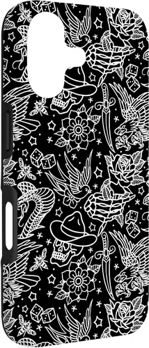 Vista 3 de Funda de arte de tatuaje tradicional americano para iPhone 17