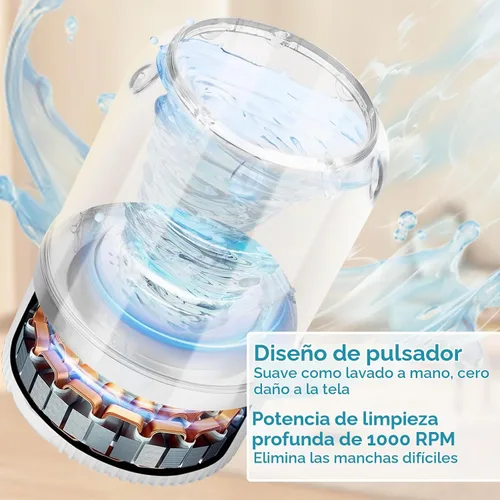 Vista 4 de Mini lavadora portátil, lavadora de ropa interior, mini lavadoras automáticas 2025, lavadora inalámbrica recargable, lavandería de viaje compacta