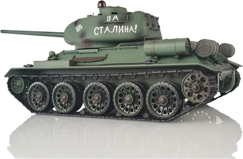 Vista 5 de TOUCAN RC HOBBY 2.4G Henglong 1/16 Escala 7.0 Plástico Ver Soviético T34-85 RTR RC Tanque Modelo 3909