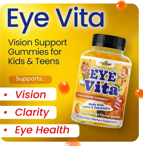 Vista 3 de Vitaminas para los ojos para niños, gomitas de salud ocular para niños y adolescentes, gomitas de luteína de 12 mg con zeaxantina, 30 gomitas