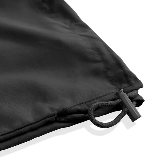Vista 3 de Saloniture Funda de almohada cilíndrica de microfibra para cojines de mesa de masaje, 30 x 9 pulgadas con cierre de cordón, color negro