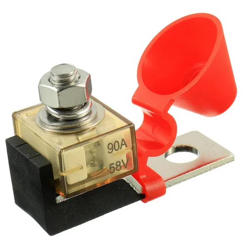 Vista 15 de 30 AMP MRBF bloque de terminales portafusibles solo perno prisionero 5/16" (M8) Fusible de batería clasificado compacto 30A