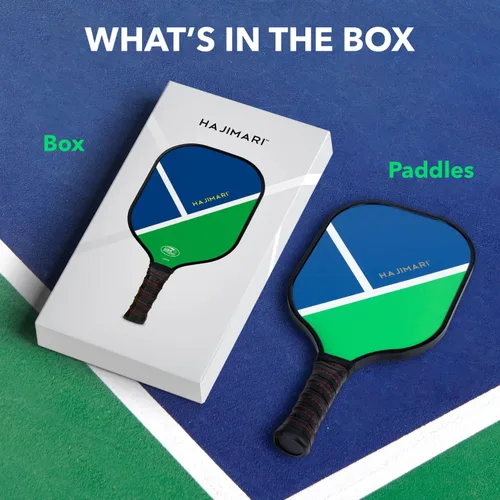 Vista 9 de Hajimari 1 pala de pickleball – Aprobado por USAPA, artesanía de fibra de carbono Diseño ligero con núcleo de polipropileno Agarre cómodo