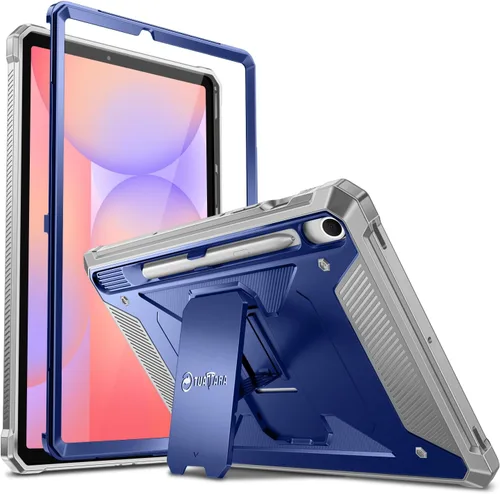 Vista 12 de Fintie Estuche a prueba de golpes para Samsung Galaxy Tab S10 Lite/ S10 FE/ S9 FE 5G 10.9 Pulgadas/Tab S9 11 Pulgadas, Tuatara Protector de pantalla