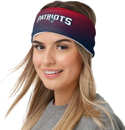 Vista 54 de FOCO Diadema de moda para mujer con logotipo de equipo de la NFL Gradiente impreso.