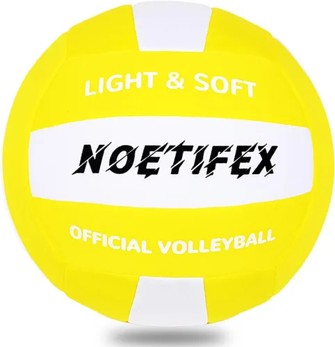 Vista 10 de Pelota de vóleibol suave - Tela súper suave, pelota de vóleibol ligera para práctica en interiores, segura y silenciosa, para niños, jóvenes