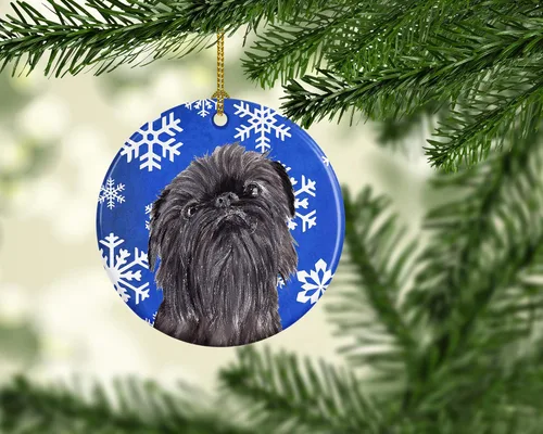 Vista 78 de Caroline's Treasures Cavalier Spaniel - Adorno de cerámica para colgar en el árbol de Navidad, para el hogar, Navidad, fiestas, regalo, 3 pulgadas