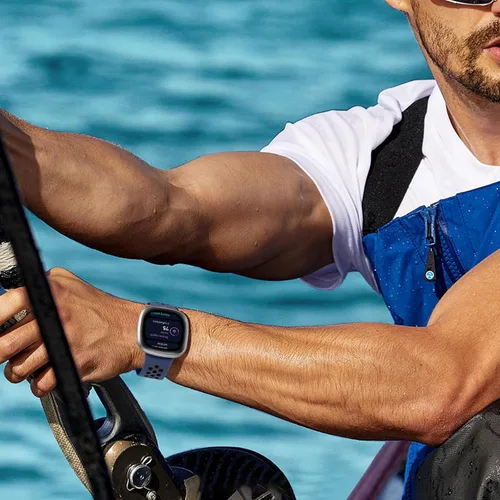 Vista 5 de Maledan Correas deportivas transpirables para Fitbit Versa 3/4, Sense/Sense 2, correas de repuesto para hombres y mujeres, accesorios para relojes