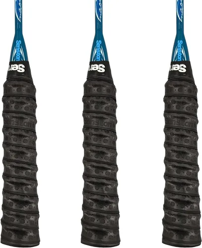 Vista 2 de Senston New Rackets Grip Anti Slip Perforated Super Absorbent Tennis Overgrip Badminton Overgrip Pickleballs Overgrip Negro