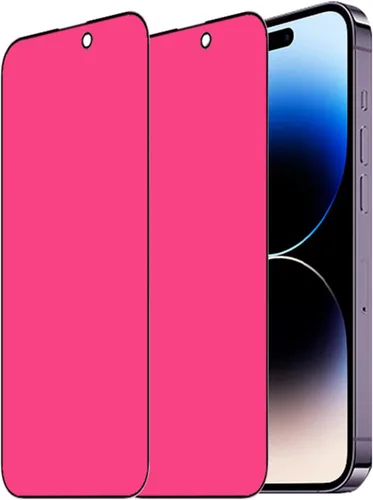 Vista 8 de 2 piezas de vidrio templado de privacidad para iPhone 11 / iPhone XR 6.1 pulgadas anti-azul anti-espía protector de pantalla espejo degradado