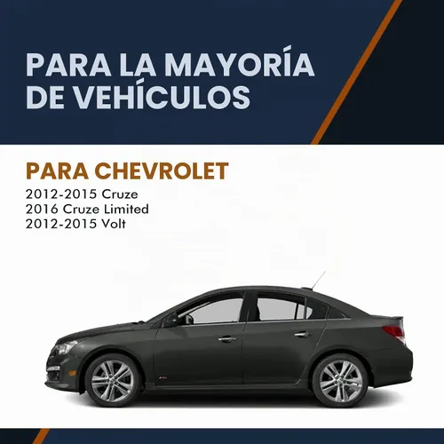 Vista 2 de PM Auto Juego de 4 amortiguadores traseros compatibles con Chevrolet Cruze 2012-2015