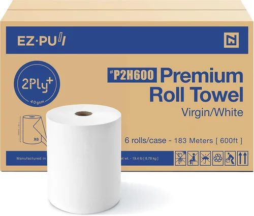 Vista 8 de EZ-Pull 5300B-EZ - Dispensador de papel de toalla manual manual de alta capacidad montado en la pared, color negro
