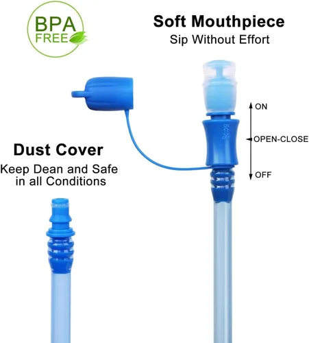 Vista 8 de Mothybot Mochila de Hidratación Aislada con Vejiga de Agua de 3L Libre de BPA a Prueba de Fugas, Mochila de Senderismo Ligera de Gran Almacenamiento