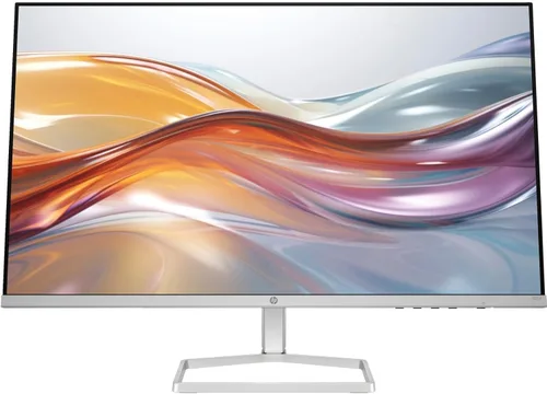 Vista 3 de HP Monitor de computadora 1080P de 27 pulgadas en plata y negro, pantalla IPS antirreflejos de 27 pulgadas Full HD (1920 x 1080) 75Hz con AMD
