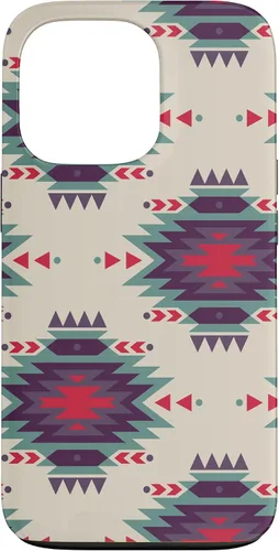 Vista 10 de Funda única con diseño azteca navajo rojo turquesa occidental para iPhone 17