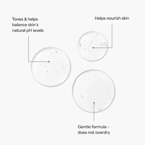 Vista 2 de TULA Skin Care - Tónico tónico clarificante sin alcohol – Tónico facial para exfoliar y apretar suavemente los poros, contiene hamamelis