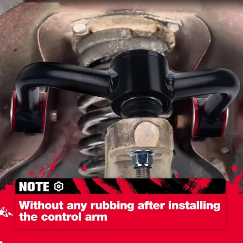 Vista 7 de KSP PERFORMANCE - Kit de brazos de control superiores ajustables de 1 a 4 pulgadas