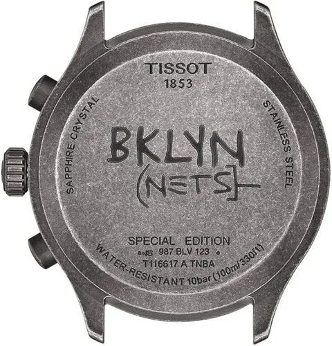 Vista 4 de Tissot Tissot Chrono XL 316L caja de acero inoxidable con revestimiento PVD de acero antiguo reloj casual negro T1166173705102
