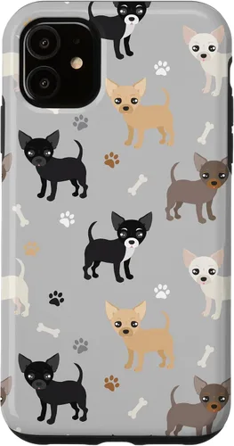 Vista 8 de Chihuahua Paws and Bones - Funda para iPhone 17