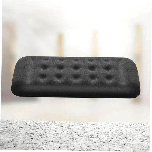 Vista 2 de Tofficu 3 piezas de reposamuñecas de computadora, almohadilla para teclado de espuma viscoelástica, reposamuñecas para escritorio, reposamuñecas